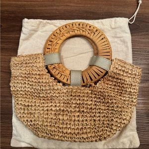 Flora Bella Gili Women's Bag Natural & Gold